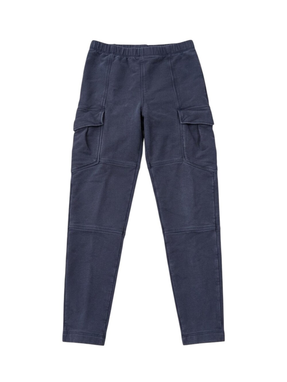 Tea Collection Kids Navy Blue Cargo Pocket Leggings Pants Cotton Girls Size 7